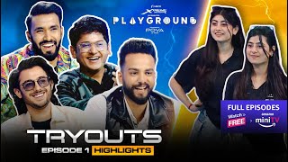 Playground 3 Tryouts  EP 1 Highlights  CarryMinati Elvish Yadav Techno Gamerz Mortal [upl. by Elinor]