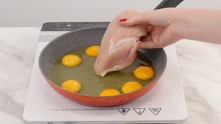 Place the chicken fillet into the eggs [upl. by Maloy]