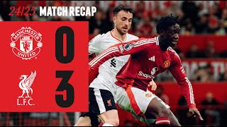 Man Utd 03 Liverpool  Match Recap [upl. by Ynottirb971]