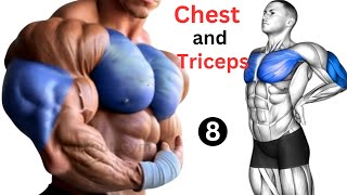 Top 8 Chest and Triceps Exercises in the Gym for Beginners [upl. by Pinzler162]