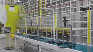 EQ 600  Wire Harness Assembly Line [upl. by Dnar]