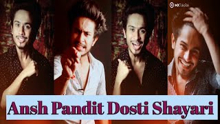 Ansh Pandit dosti Shayari  new shayari of Ansh Pandit  best dosti Shayari of Ansh Pandit [upl. by Newsom905]