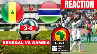 Senegal vs Gambia 30 Live Africa Cup Nations AFCON Football Match Score Highlights Teranga Lions [upl. by Eenaffit]