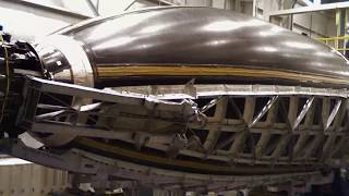 787 Time Lapse Manufacturing in 3 minutes by Spirit AeroSystems [upl. by Eelymmij]