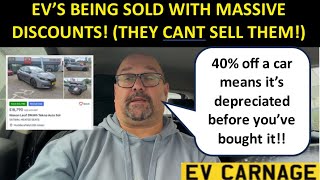 EV’S FOR SALE WITH HUGE DISCOUNTS  BECAUSE NO ONE WANTS THEM [upl. by Emad]