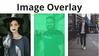 How to create an image overlay  HTML CSS [upl. by Puritan648]