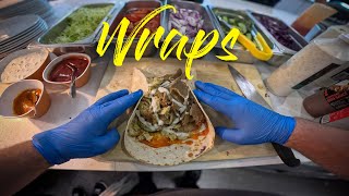 34 minutes of POV Service Döner amp Chicken Wraps 👌😊👍 [upl. by Serdna403]