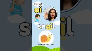 Digraph ai  Phonics for Kids shorts [upl. by Rafi]