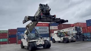 D3931 Terex TFC46MHC Dry Reachstacker from 2012 [upl. by Shiff716]