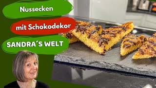 Omas besonderes Nussecken Rezept [upl. by Coats845]