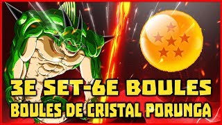 3E SET6E BOULES DE CRISTAL PORUNGA  DOKKAN BATTLE FR [upl. by Hickey250]