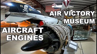 AIRCRAFT ENGINE DISPLAY  Includes Junkers Jumo 004  J79  TF30  R2800  at Air Victory Museum NJ [upl. by Jacinto641]