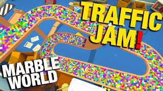 I Overloaded My Marble Run  Marble World [upl. by Emyam]