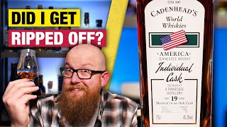 19YEAR OLD MYSTERY WHISKEY Cadenheads World Whiskies Tennessee Individual Cask [upl. by Aicittel744]