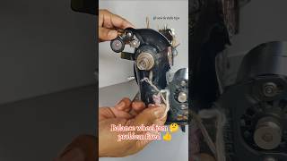 Sewing machine repairing 🛠️ Balance wheel jam problem fixed 👍sewingmachinerepair diysewingtips [upl. by Jesse]