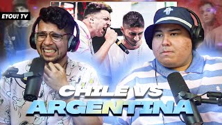 ¡EL MALDITO ESTÁ DE VUELTA  ARGENTINA vs CHILE  GOD LEVEL FEST  Jony Beltrán Tess La [upl. by Aicercul]