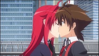 Rias besa a Issei  High School DxD Hero Capitulo 2 HD [upl. by Gillan]