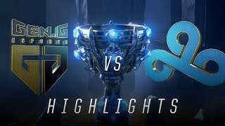 GEN vs C9  Worlds Groups Stage Day 5 Match Highlights 2018 [upl. by Kev]