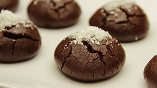 Moist Chocolate Cookies Recipe  Cocoa Cookies with Sugar Syrup [upl. by Drud689]