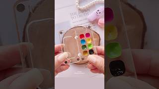 Miniature Travelling Painting Set Review painting art satisfying [upl. by Nonnahsed]