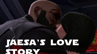 SWTOR ► Jaesa Willsaams Love Story All Conversations Romance [upl. by Einnad]