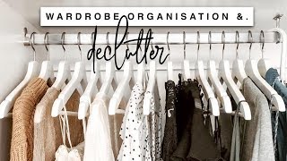 HUGE Wardrobe Declutter amp Closet Organization [upl. by Donovan]