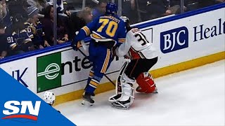 Oskar Sundqvist Having Hearing With NHL For This Hit On John Gibson [upl. by Lorenzo349]