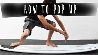 SBS How To Pop Up On A Surfboard [upl. by Ilan]