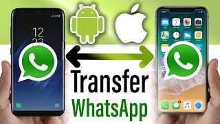 How to transfer WhatsApp Messages Data Between iPhone and Android 2020 [upl. by Anirres65]