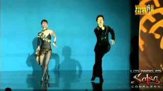 Shinachiku Y Nao form Japan at the 13th Los Angeles Salsa congress 2011 [upl. by Lilaj]