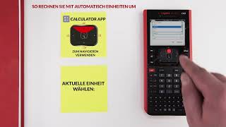 TINspire™ CX IIT CAS Einheiten automatisch umrechnen [upl. by Egas]