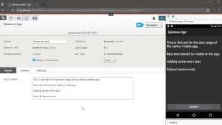 Episerver for native mobile app content with live preview [upl. by Neruat]