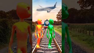 Dame to Cusita alien dance👽 Vs train driver feight and Aroplan 😄🤣😁 [upl. by Anelehs]