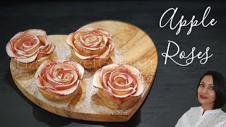 Baked Apple Rose Tarts Recipe dessert [upl. by Davison]