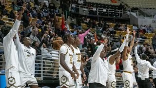 SWAC Men’s Basketball Alcorn State At Alabama State University 2024 At ASU Acadome ASU Band Clip [upl. by Ravilob]