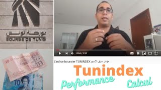 Lindice boursier TUNINDEX مؤشر سوق الأسهم [upl. by Irakuy]