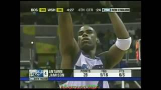 Antawn Jamison 30 Points Vs Boston 200405 [upl. by Meggie]