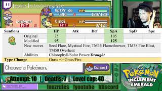 Sunflora is Overpowered in Pokemon Inclement Emerald  Accidental Fight Turned Into a Disaster [upl. by Drahsar11]