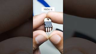 Adjustable Voltage Regulator Using 7806 ic 😱  Electronics shorts [upl. by Naget]