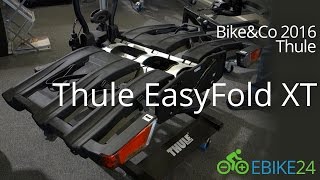 Thule EasyFold XT 934  2017 Fahrradträger für Anhängerkupplung  Elektrofahrrad24de [upl. by Mosora]