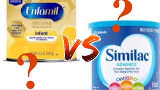 SIMILAC VS ENFAMIL MI EXPERINCIA [upl. by Eyahc]