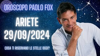 Ariete ♈️ LOroscopo di Paolo Fox  29 Settembre 2024  Più rampanti che mai [upl. by Kennie730]