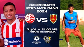 NÁUTICO X PETROLINA  CAMPEONATO PERNAMBUCANO  JOGO COMPLETO [upl. by Knowle]