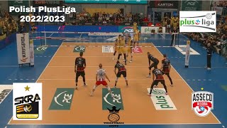 Atanasijević vs DeFalco  Scout View  Skra Bełchatów vs Resovia  Polish PlusLiga 2022  Highlights [upl. by Nnazil]