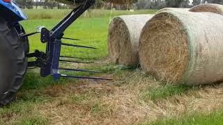 CustomAg four bale carrier [upl. by Amadeo507]