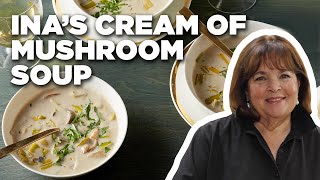 Ina Gartens Wild Mushroom Soup with Ina Garten  Barefoot Contessa  Food Network [upl. by Daniell449]