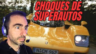 CHOQUES DE SUPERAUTOS  REACCIÓN [upl. by Tonye]