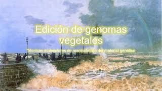 Edición de genomas vegetales Técnicas moleculares de manipulación del material genético [upl. by Oiramal]