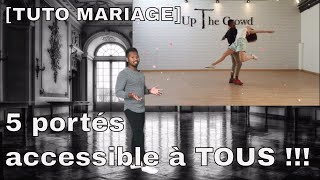 TUTO MARIAGE 5 jolis portés SIMPLES pour votre ouverture de bal [upl. by Yaj723]