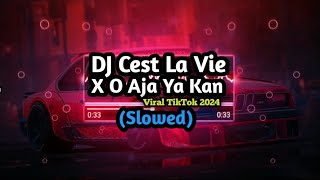 DJ Cest La Vie X O Aja Ya Kan Slowed  DJ Viral TikTok 2024 [upl. by Akselav]